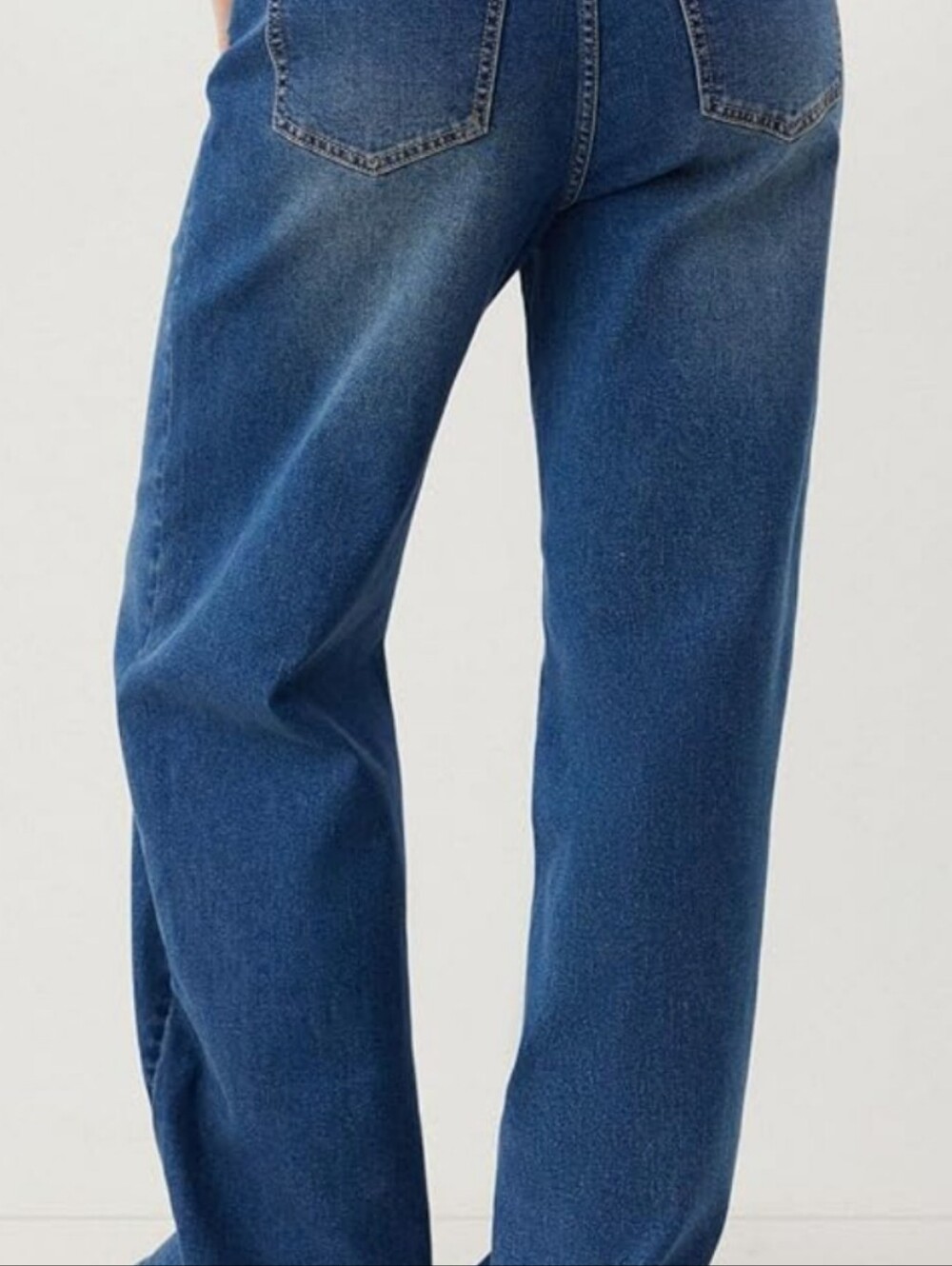 Cider Wide-Leg Jeans in Medium Blue New Size M - Picture 13 of 14